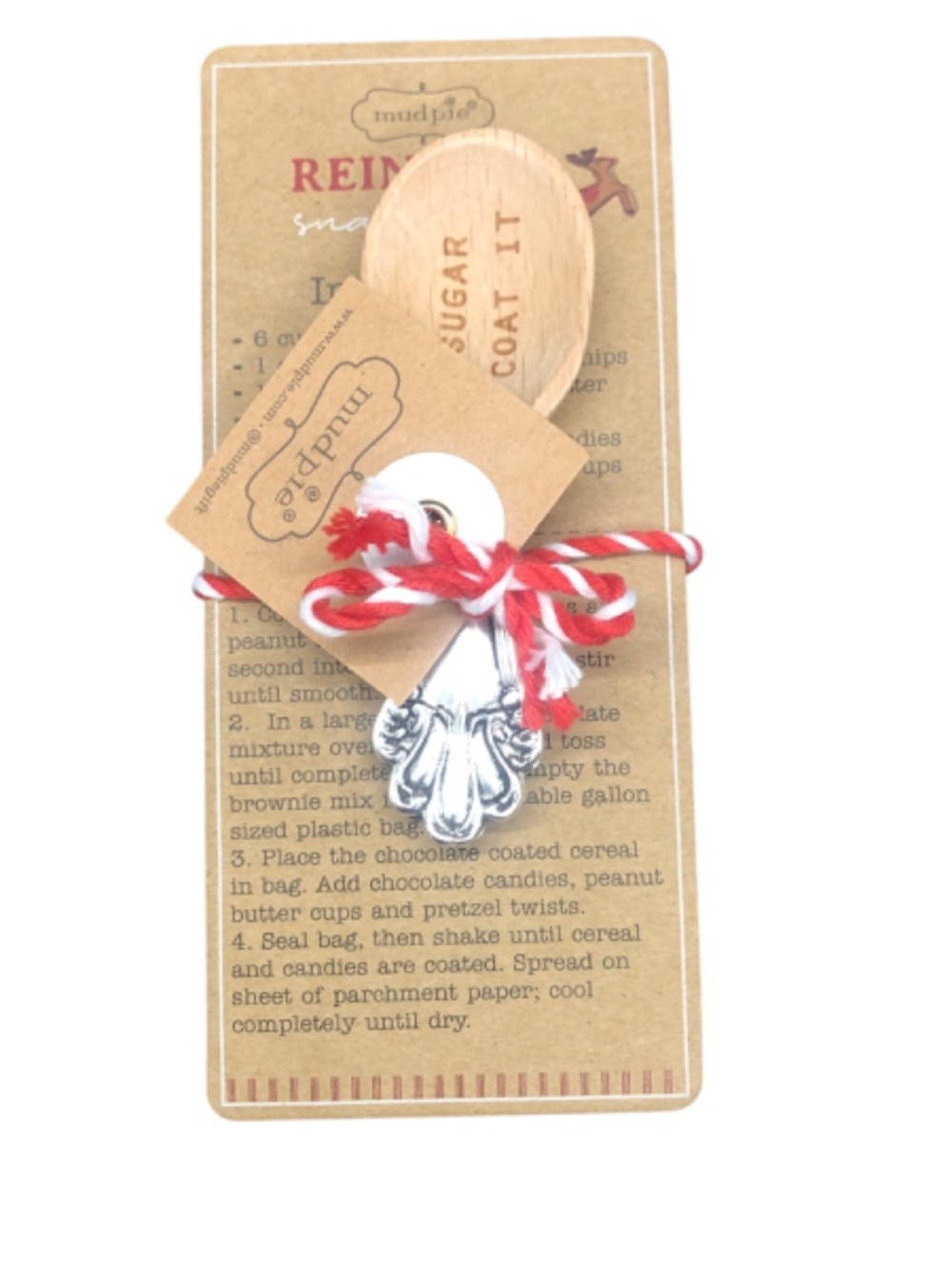 Mud Pie Christmas Candy Scoop, 5 1/2", Sugar Coat It